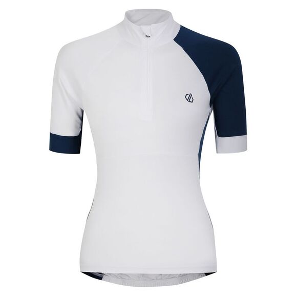 Dare 2B Womens/Ladies Compassion III Jersey Cycling Top / White/Moonlight Denim - Picture 1 of 5